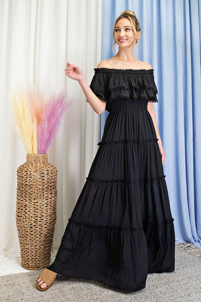 Merida Off Shoulder Maxi Dress