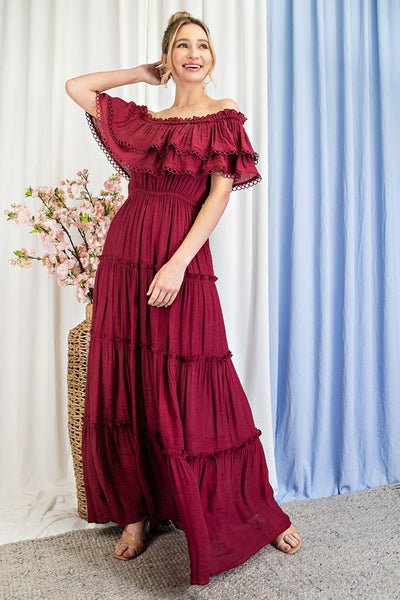 Merida Off Shoulder Maxi Dress