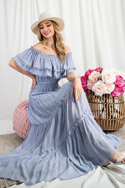 Merida Off Shoulder Maxi Dress