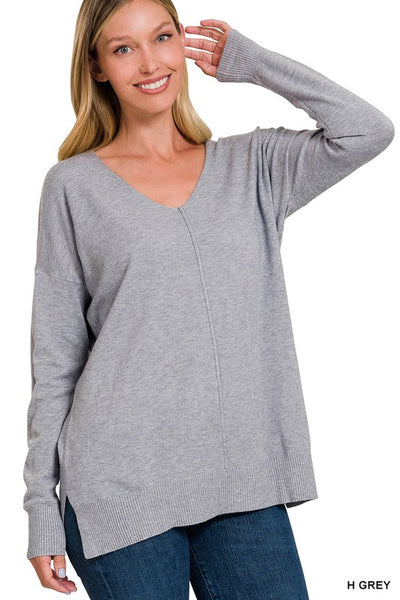 Chloe Front Seam Sweater