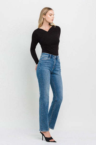 Vervet High Rise Straight Jeans