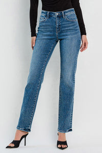 Vervet High Rise Straight Jeans