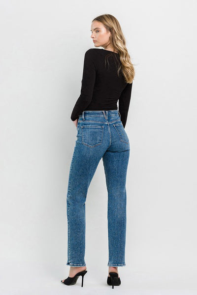 Vervet High Rise Straight Jeans