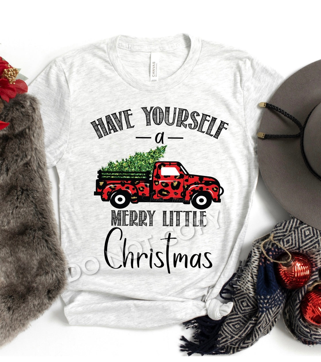 Vintage Truck Christmas T-Shirt