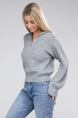 Zephyr Half Zip Sweater