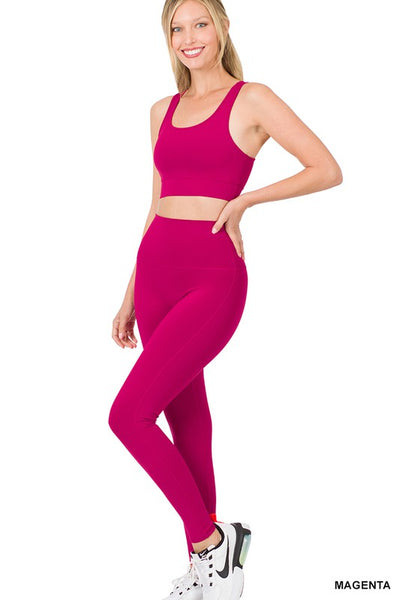 Valeria Racerback Tank and Legging Set