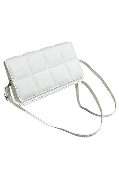 Square Embossed Crossbody Bag