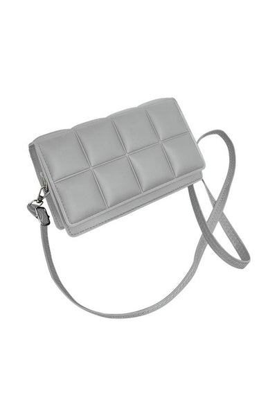 Square Embossed Crossbody Bag