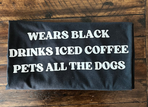 Black, Coffee & Dogs T-Shirt