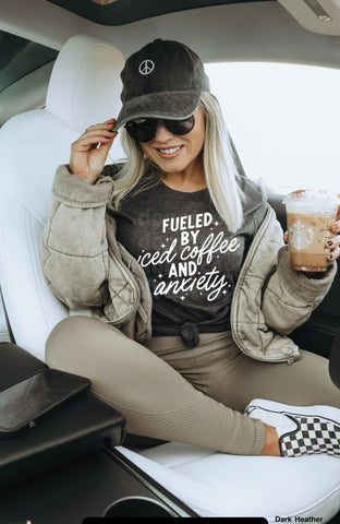 Iced Coffee and Anxiety T-Shirt