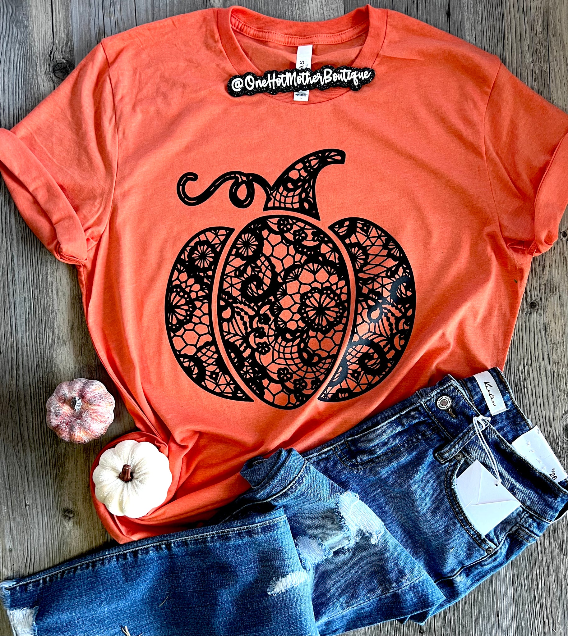 Lace Pumpkin T-Shirt