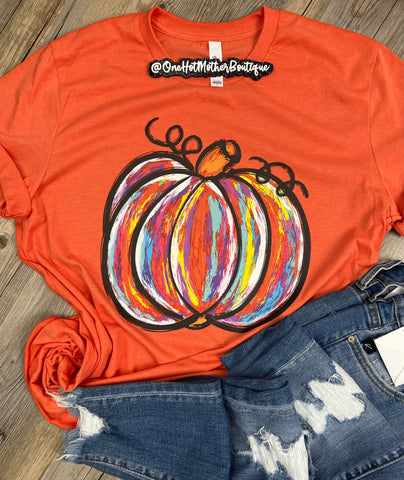 Colorful Pumpkin T-Shirt