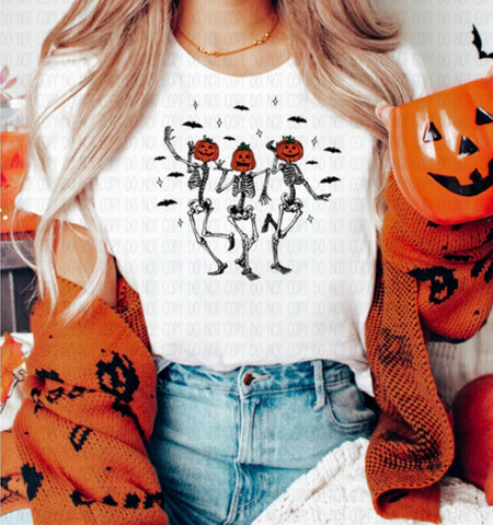 Pumpkin Skeleton T-Shirt